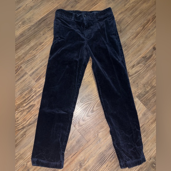 Polo Ralph Lauren Youth Corduroy Pants Black & Dark Blue size 16 - Picture 3 of 8